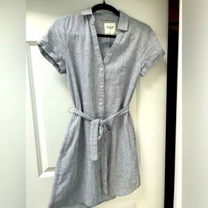 A&F Belted Shirt Dress